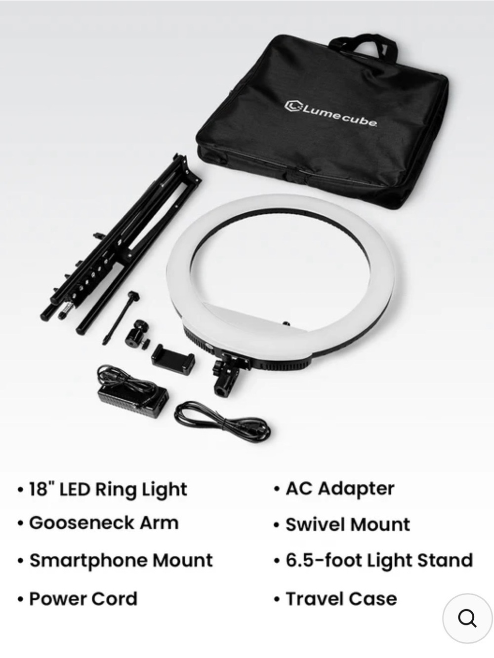 Lume Cube 18" LED Ring Light - White